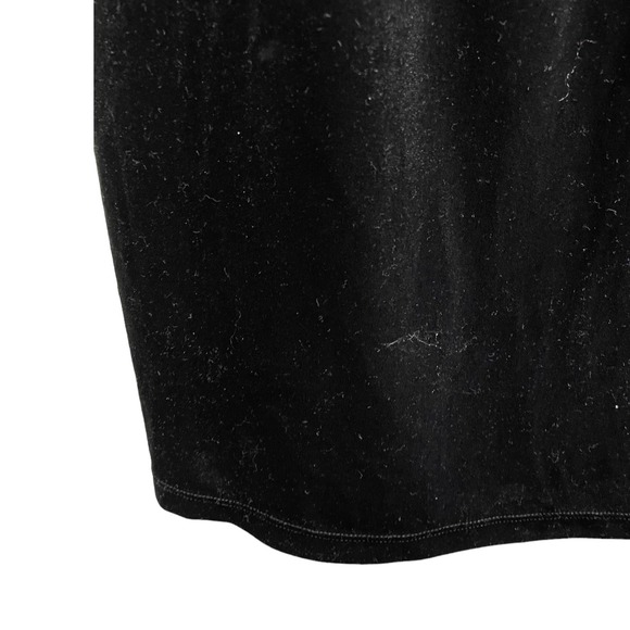 White House Black Market Women's Dress Veridian Sexy Black Lace Veiling Velvet 6 - Picture 8 of 11